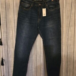 American Rag Men's Deep Indigo Skinny Jeans